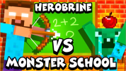 Herobrine vs Monster School img