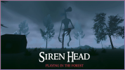 Siren Head Playing in the Forest